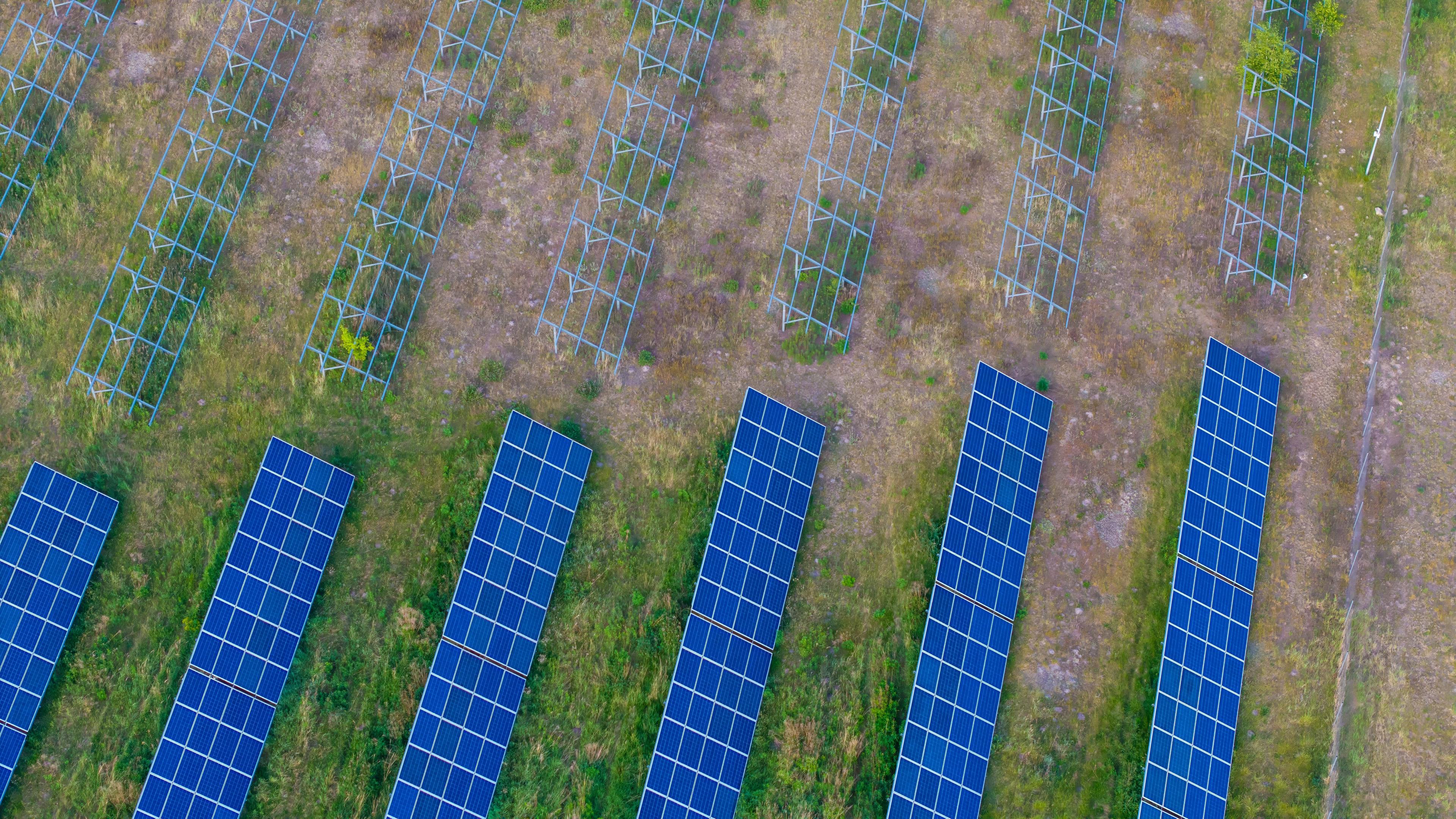Solar Racking Field